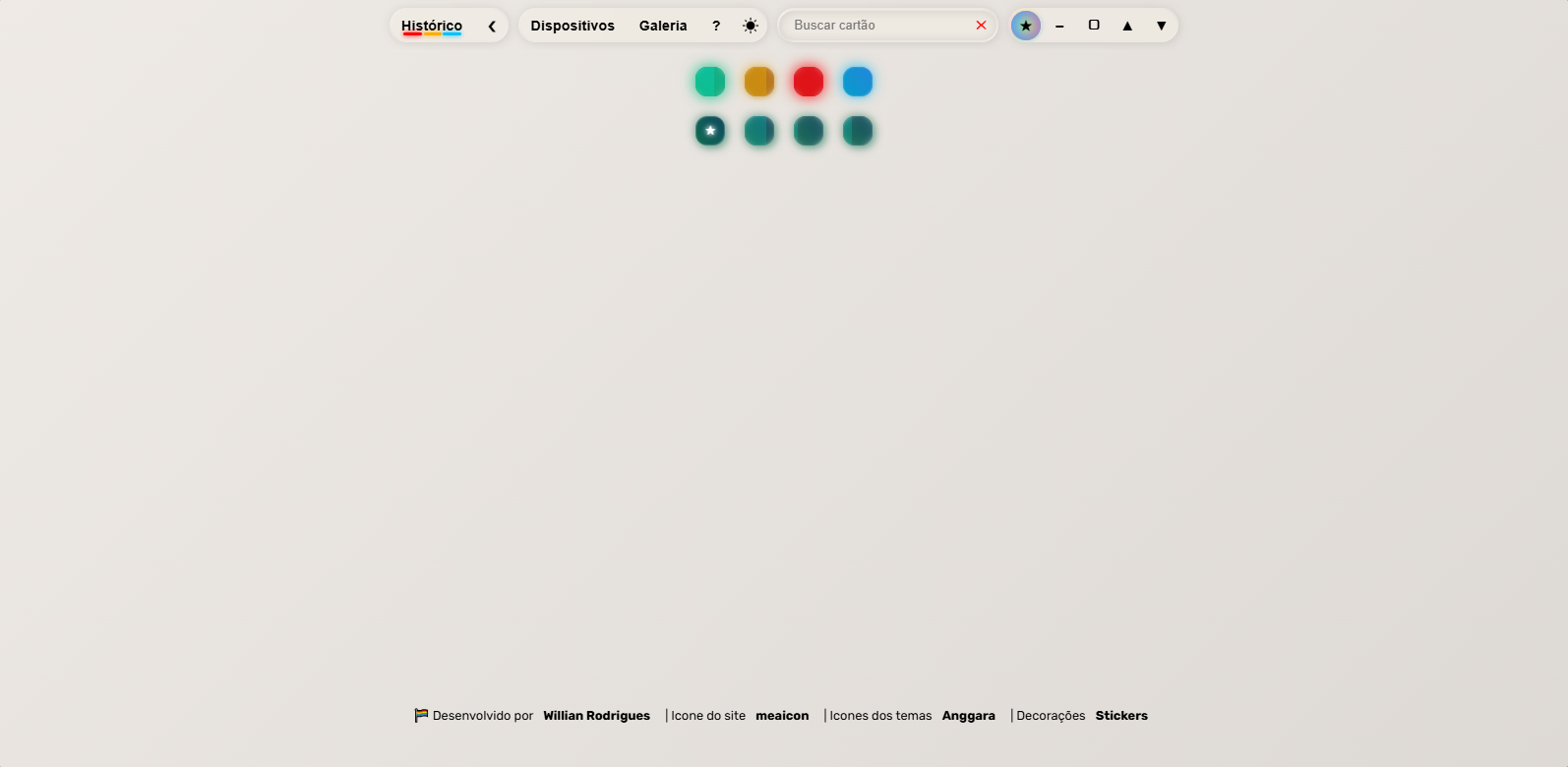 Menu do site em 19 de Setembro de 2025